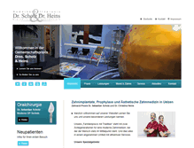 Tablet Screenshot of implantatzentrum-uelzen.de